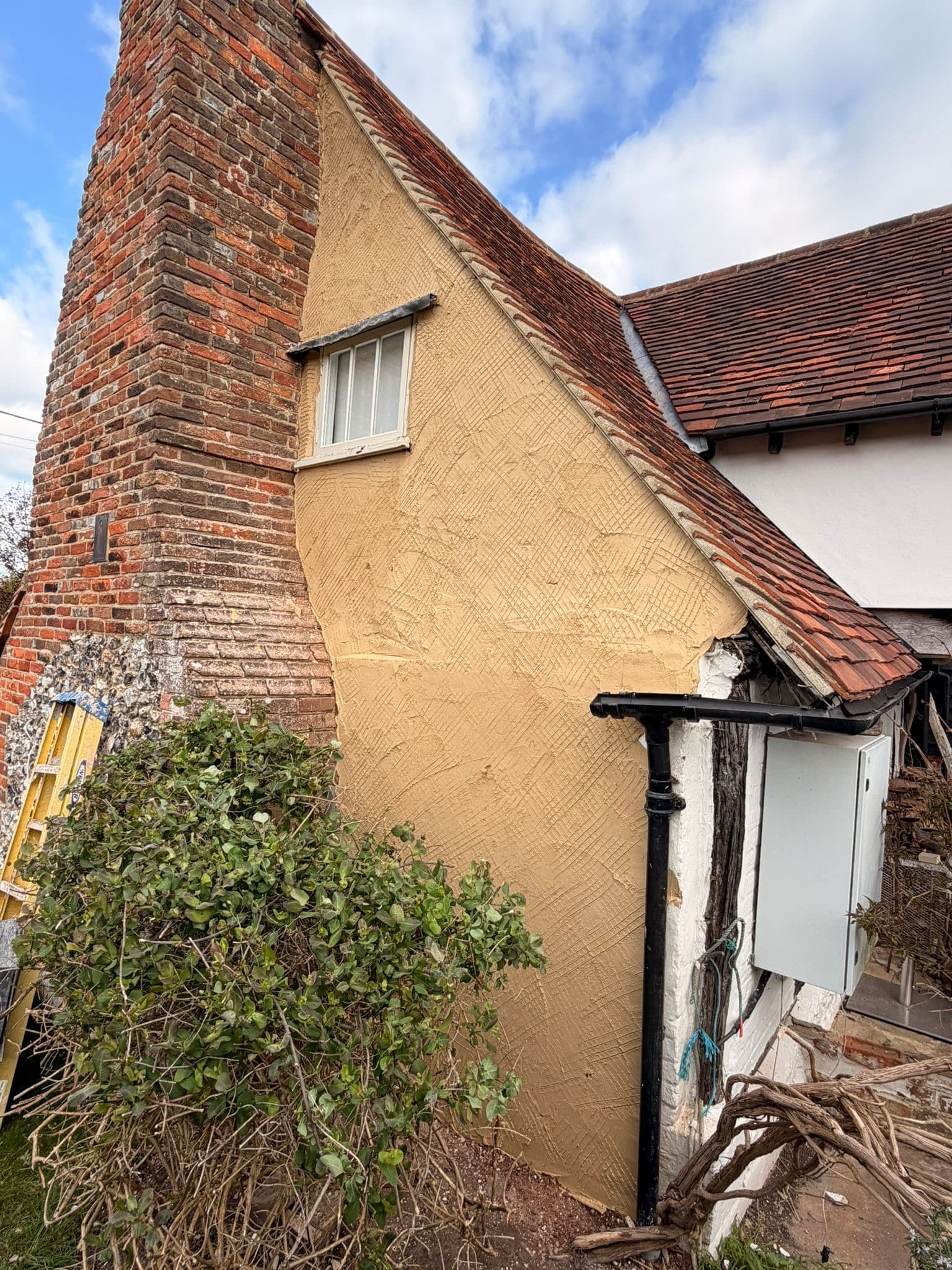 Period cottage with lime render